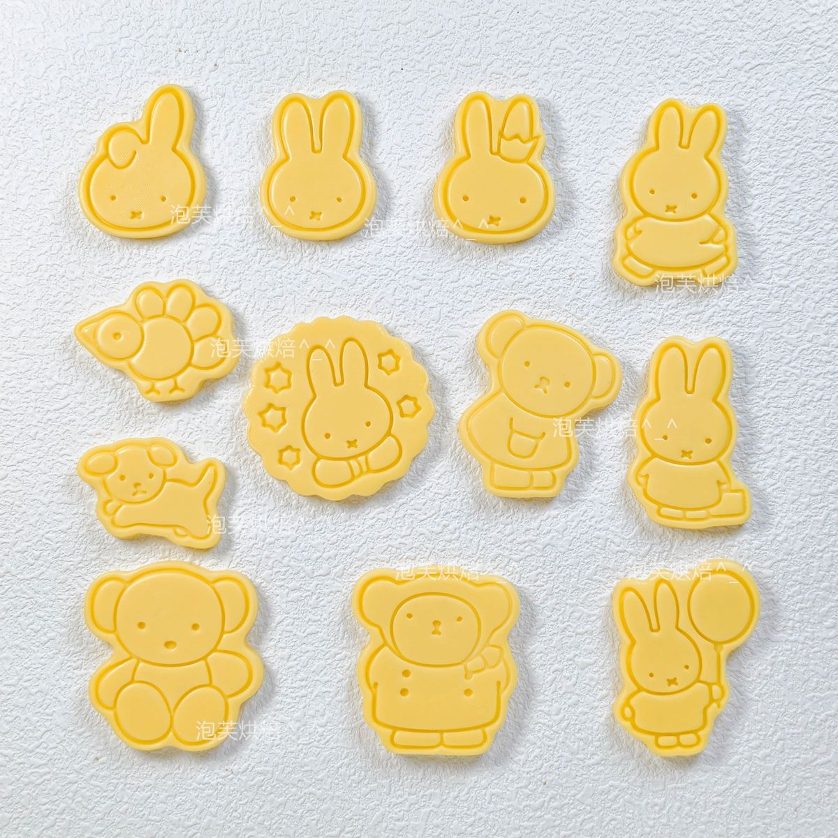 Kitchen Baking Supplies - Sevimli 3D Pres Kurabiye Kalıbı Miffy