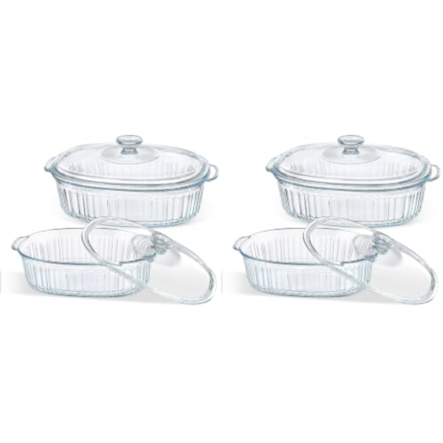 Kitchen Glass Baking Set - Mutfak kullanımı için fırın kabı seti,