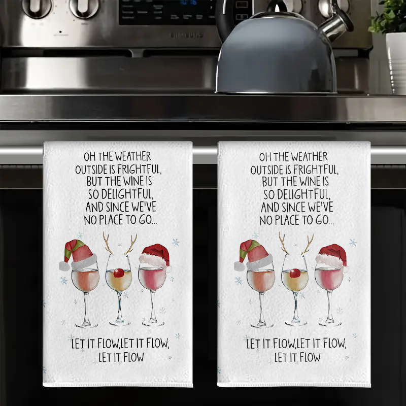 Kitchen Glass Baking Set - 2 Adet, Noel Şarap Kadehi Yaratıcı