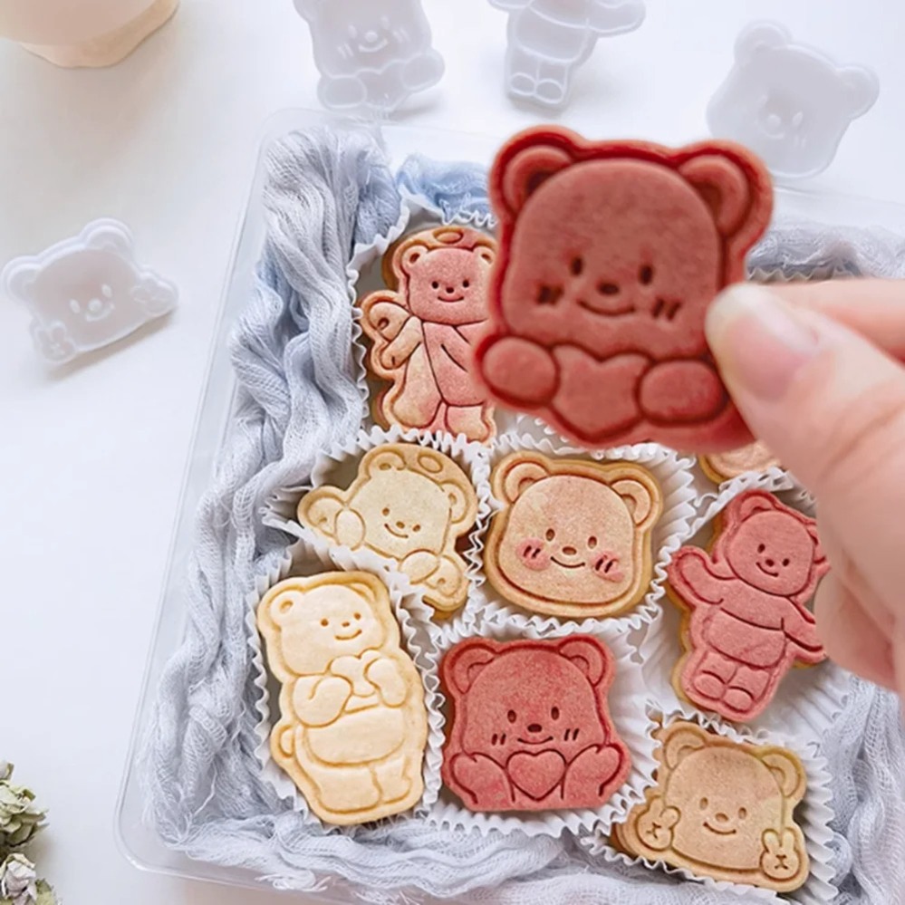 Kitchen Baking Supplies - Nong Noey kurabiye kesiciler karikatür ayı