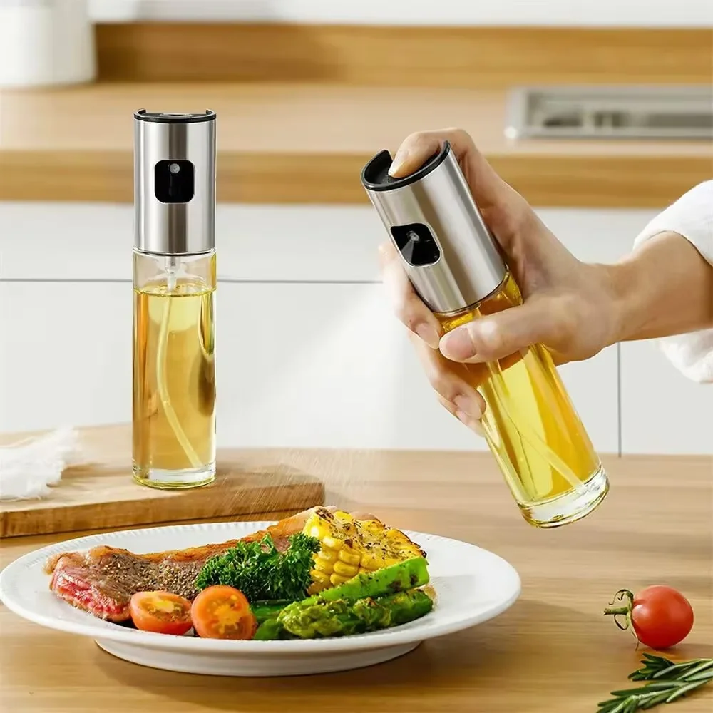 Kitchen Glass Baking Set - Yemek Pişirmek için Cam Yağ Püskürtücü