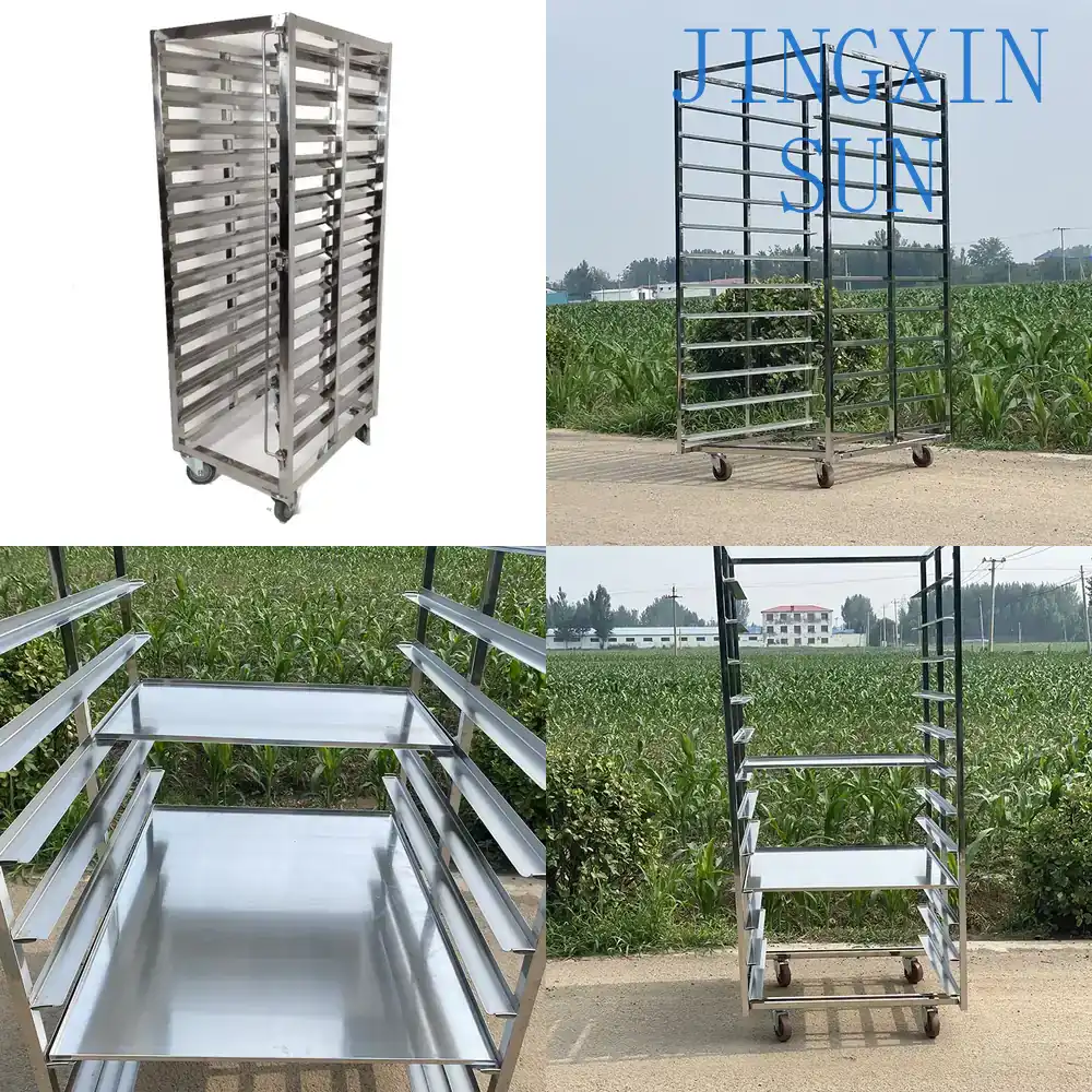 Kitchen Baking Cart - 304 Paslanmaz Çelik Mutfak Gıda Ekmek