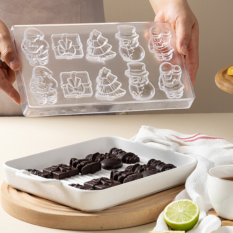 Kitchen Baking Supplies - Plastik Çikolata Kalıpları PS Şeffaf Çikolata
