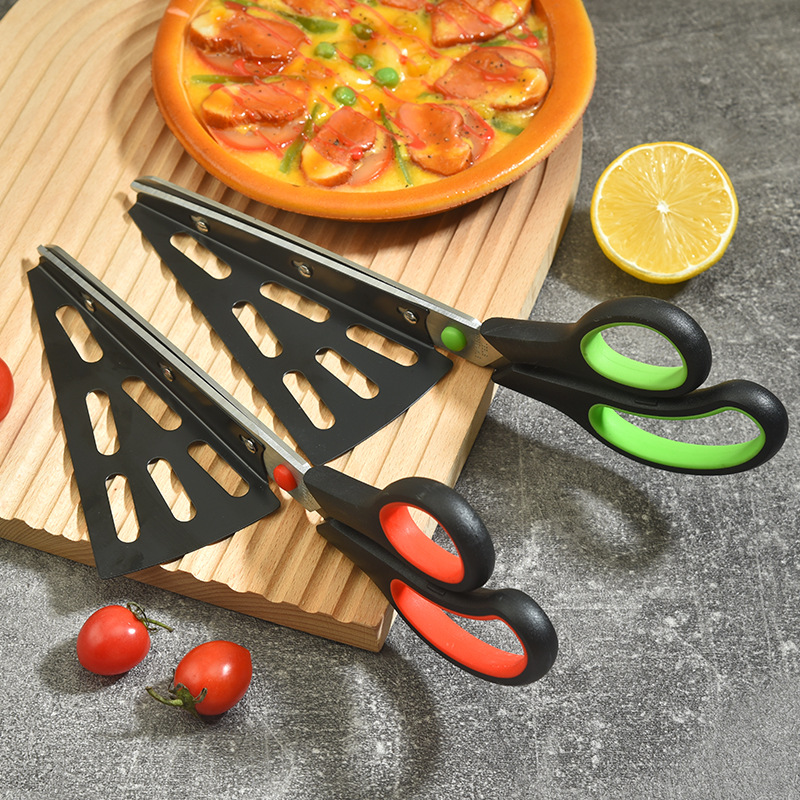 Kitchen Shears In Baking - Paslanmaz çelik ayrılabilir pizza makası yaratıcı