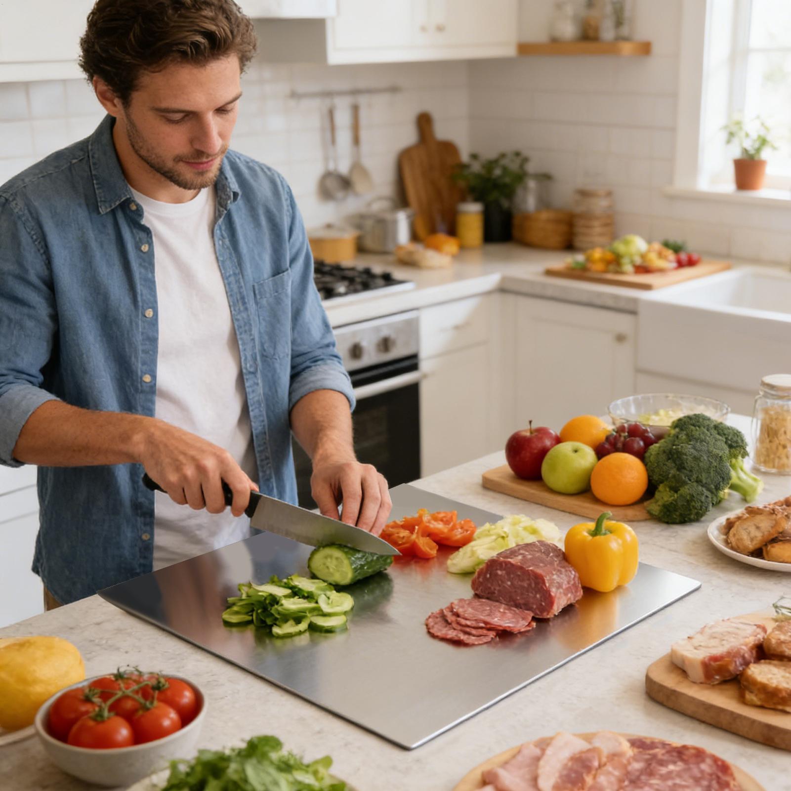 Paslanmaz Çelik Kesme Tahtası  - Kitchen Tools For Baking incelemesi ve fiyatı