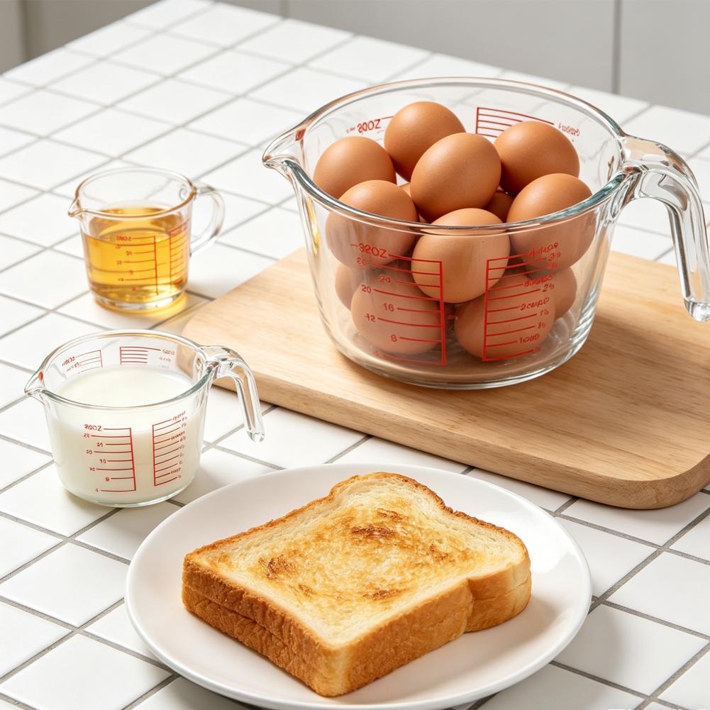 Ölçü Kabı Seti 3'lü Kalın Cam  - Kitchen Glass Baking Set incelemesi ve fiyatı