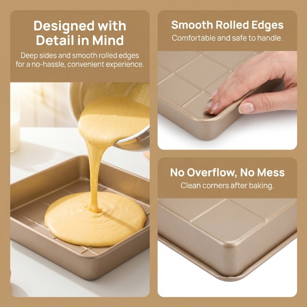 Kalın Karbon Çelik Sac Tava Al - Kitchen Grade Baking Sheet incelemesi ve fiyatı
