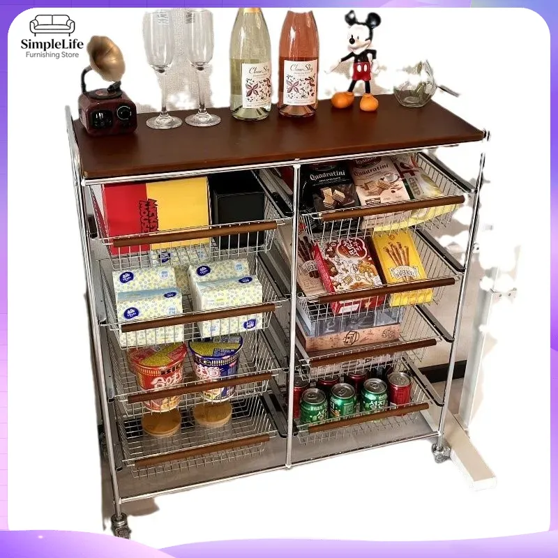 Tekerlekli Retro Mutfak Arabas - Kitchen Baking Cart incelemesi ve fiyatı