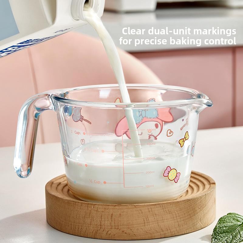 Sevimli Karikatür Ölçü Kabı Ka - Kitchen Glass Baking Set incelemesi ve fiyatı