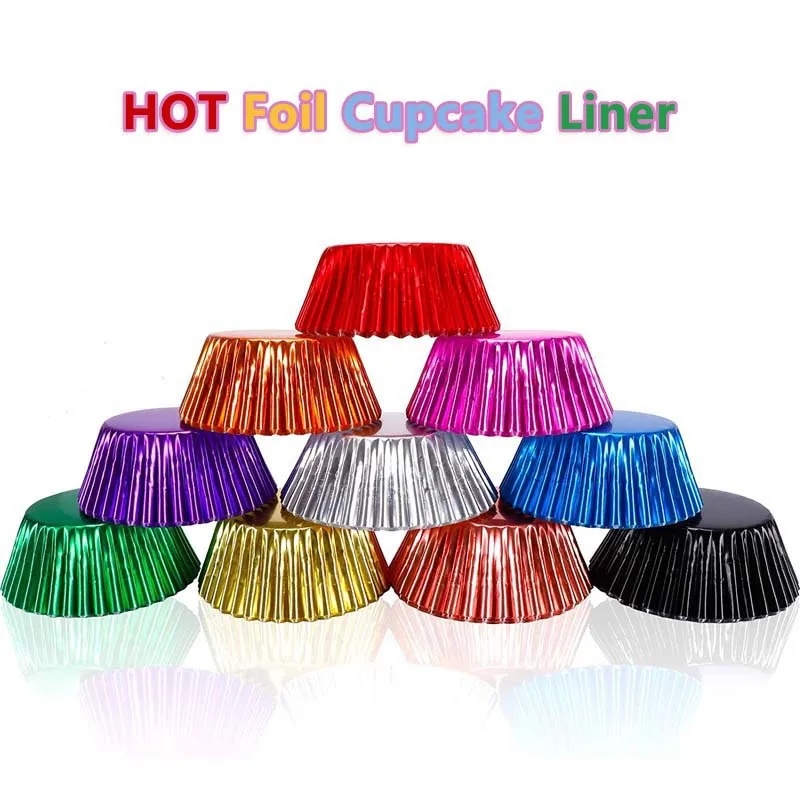 100 parçalı altın folyo kek ka - Kitchen Baking Supplies incelemesi ve fiyatı